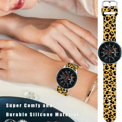 Cartoon Watch Bands Compatible with Samsung Galaxy Watch 46mm/ Galaxy Watch 3 45mm/Samsung Gear S3 Frontier/Classic Strap,Soft Silicone 22mm Replacement Wristband Sport Strap for Men Women.