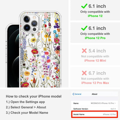 Case for iPhone 13 Pro Max, [Buffertech 6.6ft Military-Grade Drop Protection] [Anti Peel Off Tech] Clear TPU Bumper Phone Case Cover Design - Lemon - Colors A
