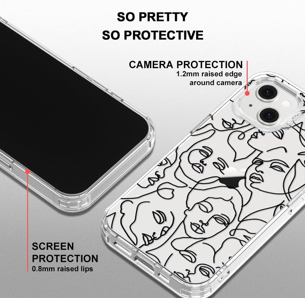 Case for iPhone 13 Pro Max, [Buffertech 6.6ft Military-Grade Drop Protection] [Anti Peel Off Tech] Clear TPU Bumper Phone Case Cover Design - Lemon - Colors A