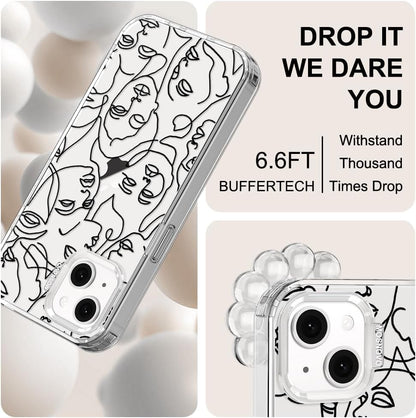 Case for iPhone 13 Pro Max, [Buffertech 6.6ft Military-Grade Drop Protection] [Anti Peel Off Tech] Clear TPU Bumper Phone Case Cover Design - Lemon - Colors A
