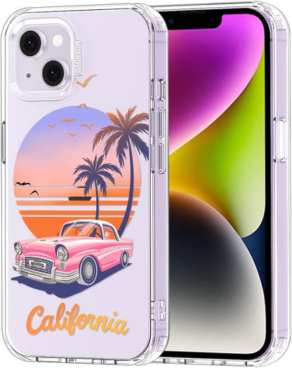 Case for iPhone 13 Pro Max, [Buffertech 6.6ft Military-Grade Drop Protection] [Anti Peel Off Tech] Clear TPU Bumper Phone Case Cover Design - Lemon - Colors A