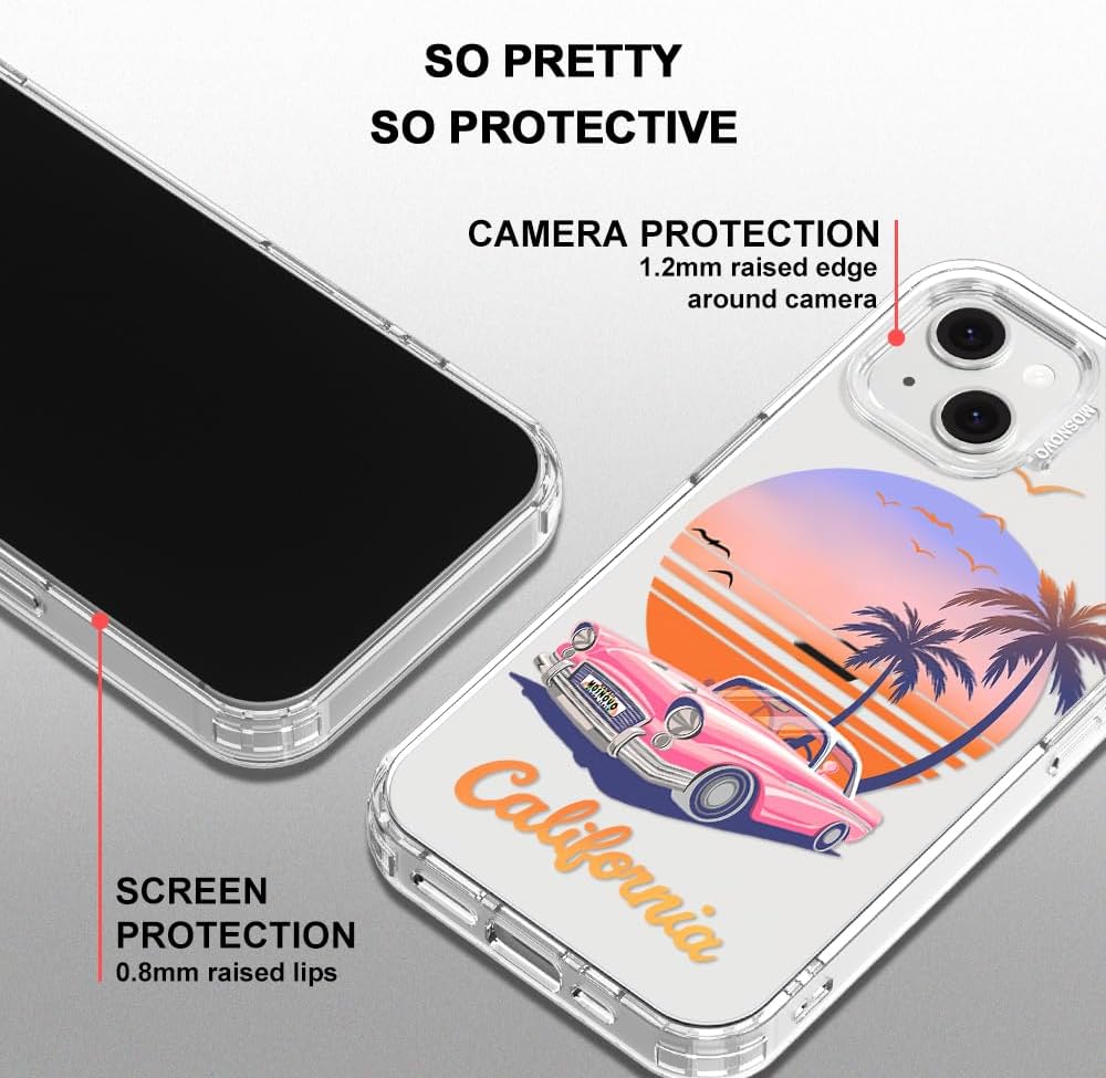 Case for iPhone 13 Pro Max, [Buffertech 6.6ft Military-Grade Drop Protection] [Anti Peel Off Tech] Clear TPU Bumper Phone Case Cover Design - Lemon - Colors A