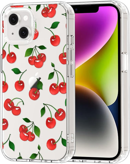 Case for iPhone 13 Pro Max, [Buffertech 6.6ft Military-Grade Drop Protection] [Anti Peel Off Tech] Clear TPU Bumper Phone Case Cover Design - Lemon - Colors A