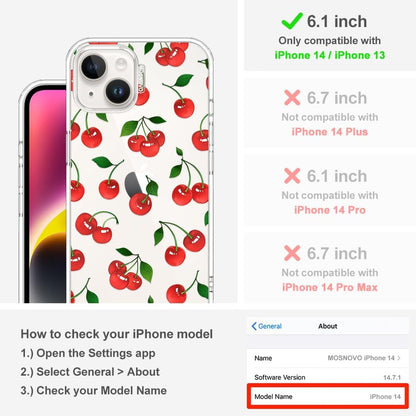 Case for iPhone 13 Pro Max, [Buffertech 6.6ft Military-Grade Drop Protection] [Anti Peel Off Tech] Clear TPU Bumper Phone Case Cover Design - Lemon - Colors A