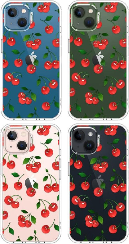 Case for iPhone 13 Pro Max, [Buffertech 6.6ft Military-Grade Drop Protection] [Anti Peel Off Tech] Clear TPU Bumper Phone Case Cover Design - Lemon - Colors A