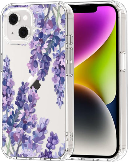 Case for iPhone 13 Pro Max, [Buffertech 6.6ft Military-Grade Drop Protection] [Anti Peel Off Tech] Clear TPU Bumper Phone Case Cover Design - Lemon - Colors A