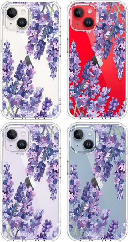 Case for iPhone 13 Pro Max, [Buffertech 6.6ft Military-Grade Drop Protection] [Anti Peel Off Tech] Clear TPU Bumper Phone Case Cover Design - Lemon - Colors A