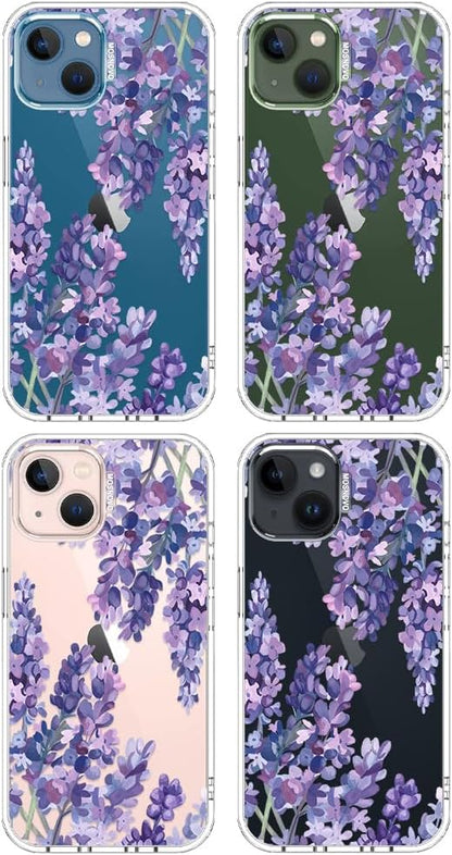 Case for iPhone 13 Pro Max, [Buffertech 6.6ft Military-Grade Drop Protection] [Anti Peel Off Tech] Clear TPU Bumper Phone Case Cover Design - Lemon - Colors A