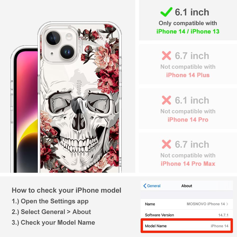 Case for iPhone 13 Pro Max, [Buffertech 6.6ft Military-Grade Drop Protection] [Anti Peel Off Tech] Clear TPU Bumper Phone Case Cover Design - Lemon - Colors A