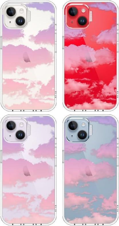 Case for iPhone 13 Pro Max, [Buffertech 6.6ft Military-Grade Drop Protection] [Anti Peel Off Tech] Clear TPU Bumper Phone Case Cover Design - Lemon - Colors A