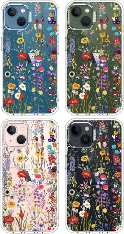 Case for iPhone 13 Pro Max, [Buffertech 6.6ft Military-Grade Drop Protection] [Anti Peel Off Tech] Clear TPU Bumper Phone Case Cover Design - Lemon - Colors A
