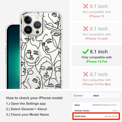 Case for iPhone 13 Pro Max, [Buffertech 6.6ft Military-Grade Drop Protection] [Anti Peel Off Tech] Clear TPU Bumper Phone Case Cover Design - Lemon - Colors A