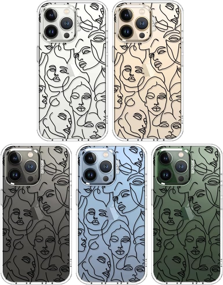 Case for iPhone 13 Pro Max, [Buffertech 6.6ft Military-Grade Drop Protection] [Anti Peel Off Tech] Clear TPU Bumper Phone Case Cover Design - Lemon - Colors A