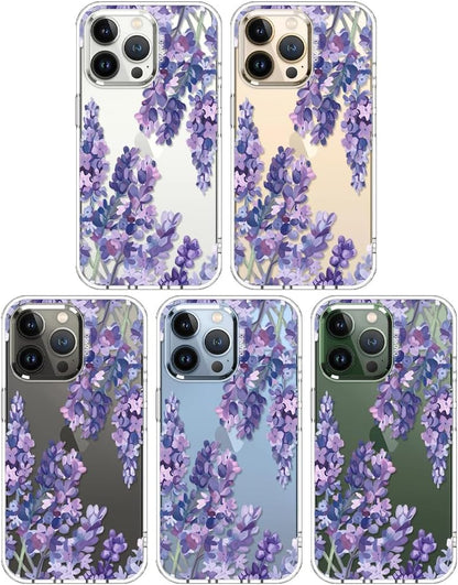 Case for iPhone 13 Pro Max, [Buffertech 6.6ft Military-Grade Drop Protection] [Anti Peel Off Tech] Clear TPU Bumper Phone Case Cover Design - Lemon - Colors A
