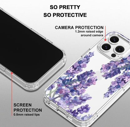 Case for iPhone 13 Pro Max, [Buffertech 6.6ft Military-Grade Drop Protection] [Anti Peel Off Tech] Clear TPU Bumper Phone Case Cover Design - Lemon - Colors A