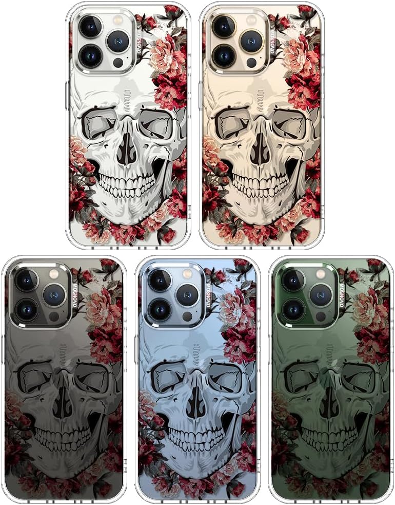 Case for iPhone 13 Pro Max, [Buffertech 6.6ft Military-Grade Drop Protection] [Anti Peel Off Tech] Clear TPU Bumper Phone Case Cover Design - Lemon - Colors A
