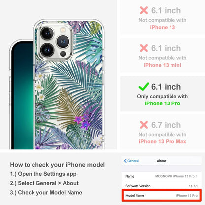 Case for iPhone 13 Pro Max, [Buffertech 6.6ft Military-Grade Drop Protection] [Anti Peel Off Tech] Clear TPU Bumper Phone Case Cover Design - Lemon - Colors A