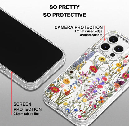 Case for iPhone 13 Pro Max, [Buffertech 6.6ft Military-Grade Drop Protection] [Anti Peel Off Tech] Clear TPU Bumper Phone Case Cover Design - Lemon - Colors A