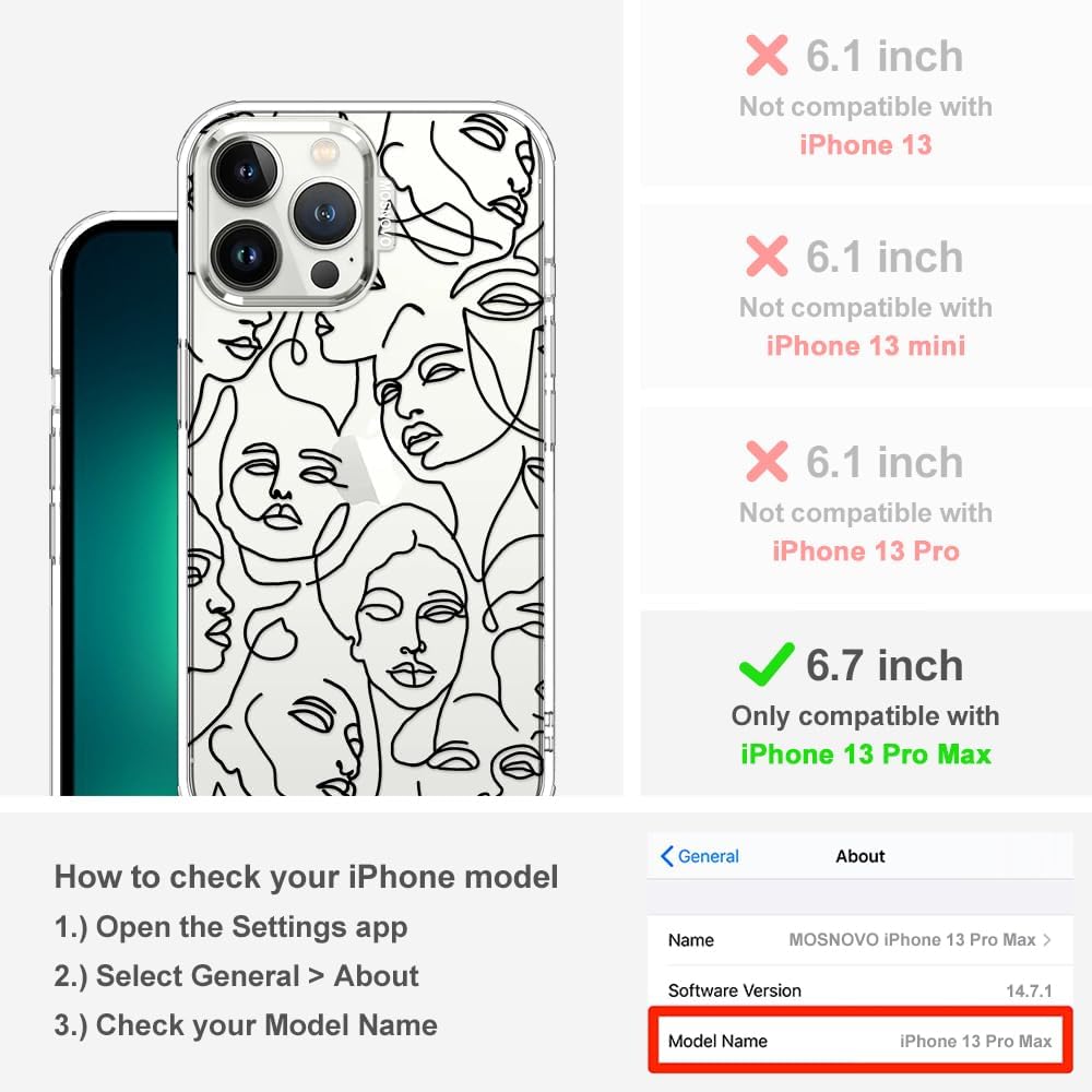 Case for iPhone 13 Pro Max, [Buffertech 6.6ft Military-Grade Drop Protection] [Anti Peel Off Tech] Clear TPU Bumper Phone Case Cover Design - Lemon - Colors A