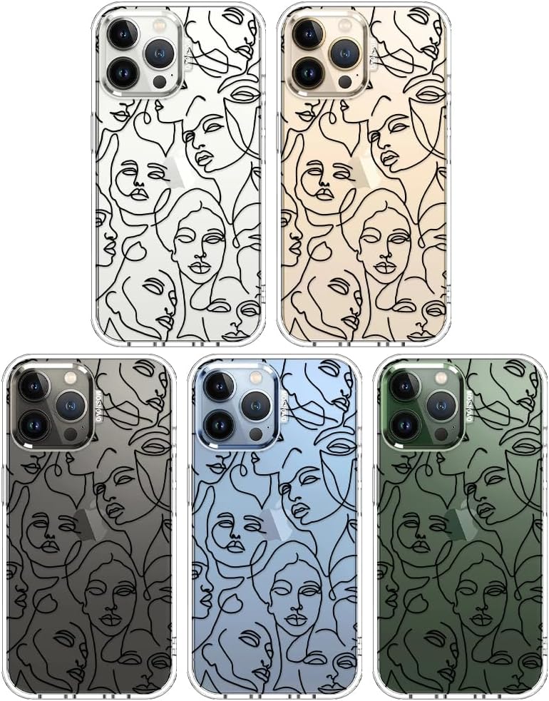 Case for iPhone 13 Pro Max, [Buffertech 6.6ft Military-Grade Drop Protection] [Anti Peel Off Tech] Clear TPU Bumper Phone Case Cover Design - Lemon - Colors A