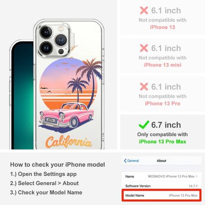 Case for iPhone 13 Pro Max, [Buffertech 6.6ft Military-Grade Drop Protection] [Anti Peel Off Tech] Clear TPU Bumper Phone Case Cover Design - Lemon - Colors A