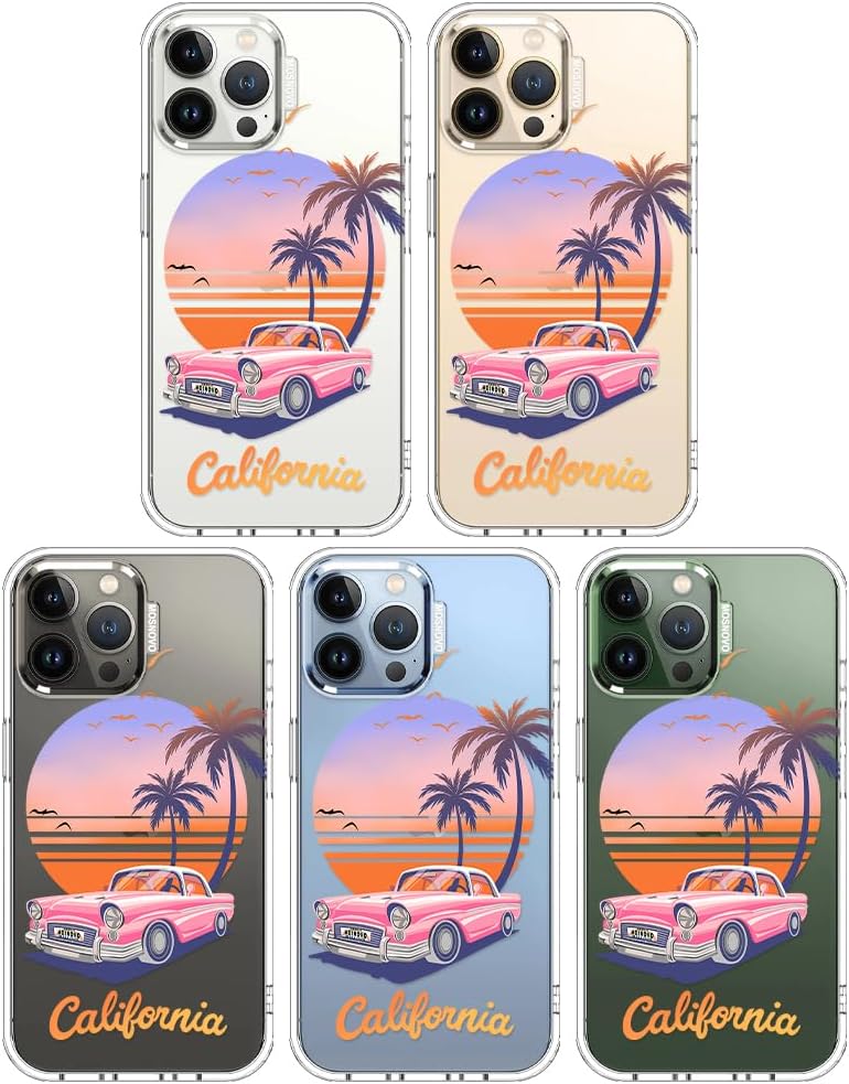 Case for iPhone 13 Pro Max, [Buffertech 6.6ft Military-Grade Drop Protection] [Anti Peel Off Tech] Clear TPU Bumper Phone Case Cover Design - Lemon - Colors A