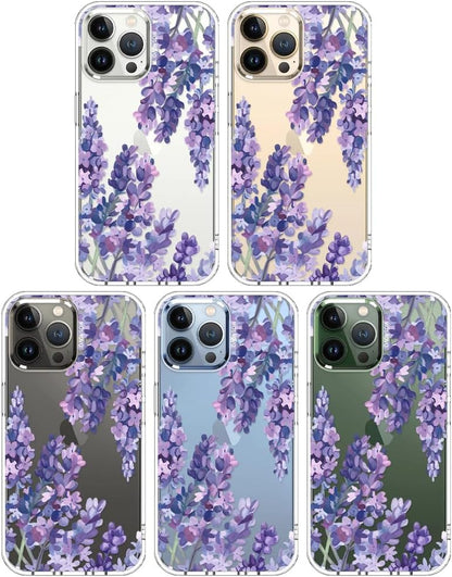 Case for iPhone 13 Pro Max, [Buffertech 6.6ft Military-Grade Drop Protection] [Anti Peel Off Tech] Clear TPU Bumper Phone Case Cover Design - Lemon - Colors A
