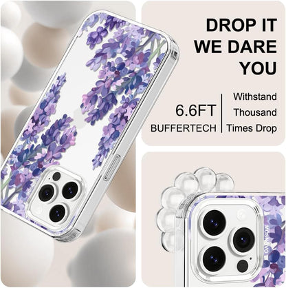 Case for iPhone 13 Pro Max, [Buffertech 6.6ft Military-Grade Drop Protection] [Anti Peel Off Tech] Clear TPU Bumper Phone Case Cover Design - Lemon - Colors A
