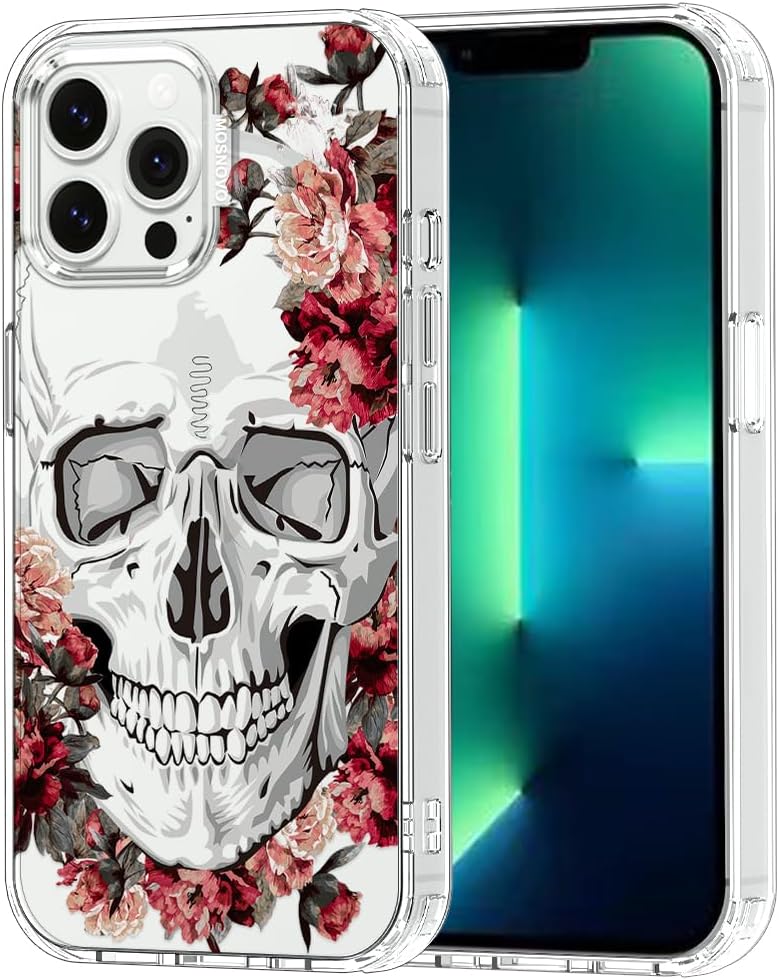 Case for iPhone 13 Pro Max, [Buffertech 6.6ft Military-Grade Drop Protection] [Anti Peel Off Tech] Clear TPU Bumper Phone Case Cover Design - Lemon - Colors A