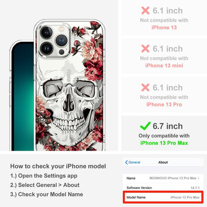 Case for iPhone 13 Pro Max, [Buffertech 6.6ft Military-Grade Drop Protection] [Anti Peel Off Tech] Clear TPU Bumper Phone Case Cover Design - Lemon - Colors A