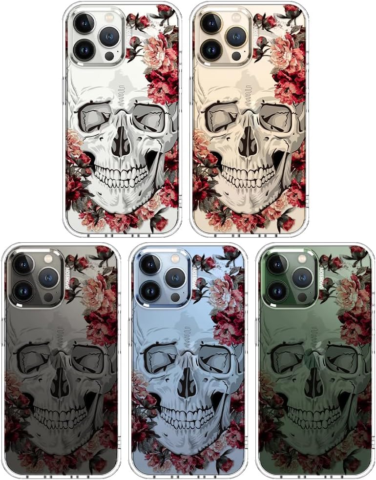 Case for iPhone 13 Pro Max, [Buffertech 6.6ft Military-Grade Drop Protection] [Anti Peel Off Tech] Clear TPU Bumper Phone Case Cover Design - Lemon - Colors A