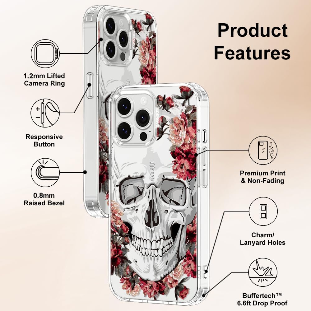 Case for iPhone 13 Pro Max, [Buffertech 6.6ft Military-Grade Drop Protection] [Anti Peel Off Tech] Clear TPU Bumper Phone Case Cover Design - Lemon - Colors A