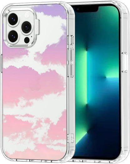 Case for iPhone 13 Pro Max, [Buffertech 6.6ft Military-Grade Drop Protection] [Anti Peel Off Tech] Clear TPU Bumper Phone Case Cover Design - Lemon - Colors A