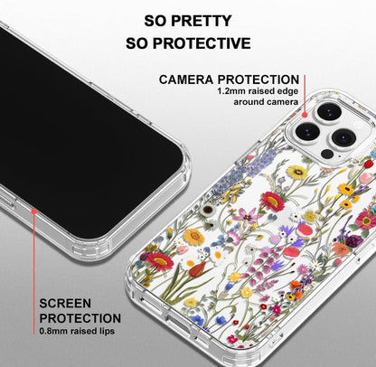 Case for iPhone 13 Pro Max, [Buffertech 6.6ft Military-Grade Drop Protection] [Anti Peel Off Tech] Clear TPU Bumper Phone Case Cover Design - Lemon - Colors A