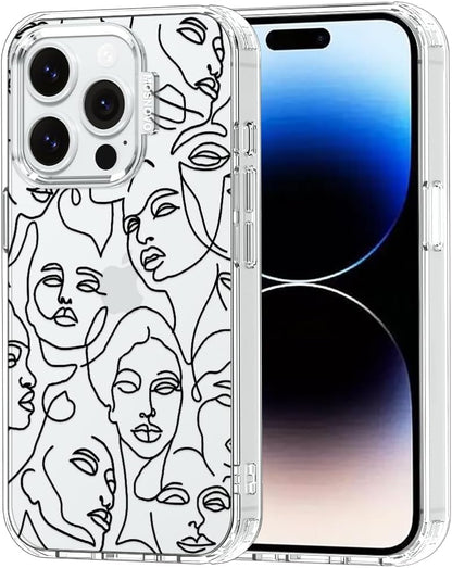 Case for iPhone 13 Pro Max, [Buffertech 6.6ft Military-Grade Drop Protection] [Anti Peel Off Tech] Clear TPU Bumper Phone Case Cover Design - Lemon - Colors A