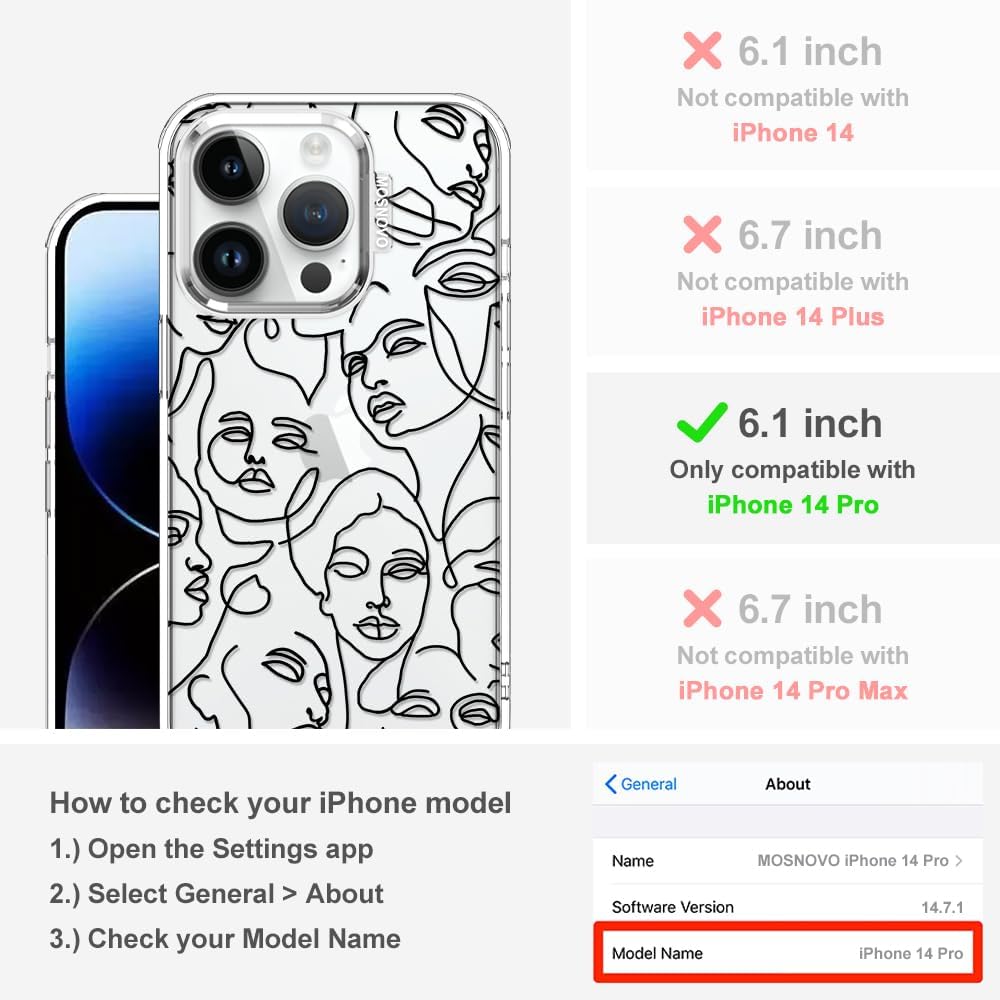 Case for iPhone 13 Pro Max, [Buffertech 6.6ft Military-Grade Drop Protection] [Anti Peel Off Tech] Clear TPU Bumper Phone Case Cover Design - Lemon - Colors A