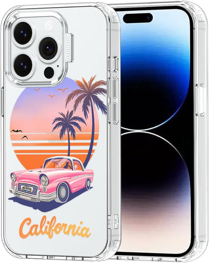 Case for iPhone 13 Pro Max, [Buffertech 6.6ft Military-Grade Drop Protection] [Anti Peel Off Tech] Clear TPU Bumper Phone Case Cover Design - Lemon - Colors A