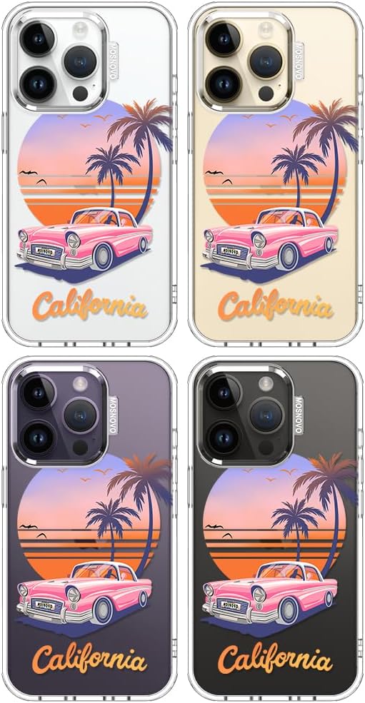 Case for iPhone 13 Pro Max, [Buffertech 6.6ft Military-Grade Drop Protection] [Anti Peel Off Tech] Clear TPU Bumper Phone Case Cover Design - Lemon - Colors A