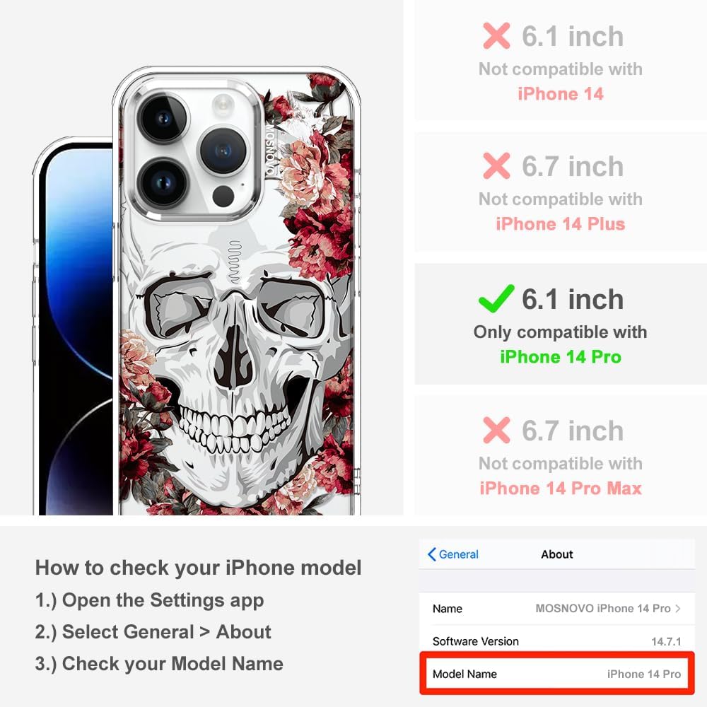 Case for iPhone 13 Pro Max, [Buffertech 6.6ft Military-Grade Drop Protection] [Anti Peel Off Tech] Clear TPU Bumper Phone Case Cover Design - Lemon - Colors A