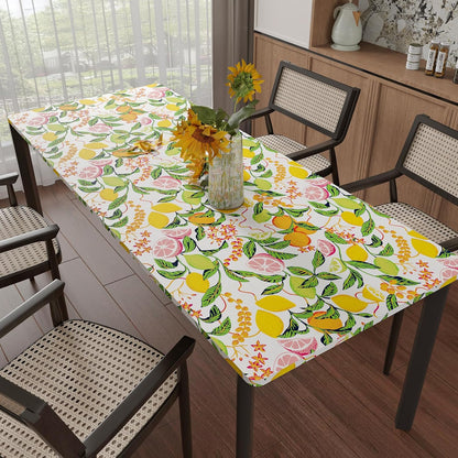 Peel and Stick Orange Fruit Watercolor Lemon Orange Print Wallpaper Self Adhesive Removable Renter Friendly Contact Paper 17.7"x100" for Nursery Pantry Cabinets Walls