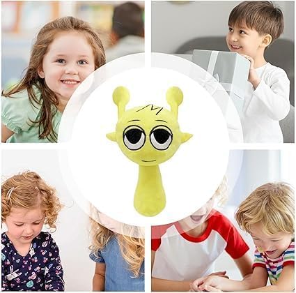 Soft Plush Toys Song Game Plushies Stuffed Plushes Soft and Funs Stuffed Toys Dolls for Fans and Friends Birthday for Girls Boys (Yellow)