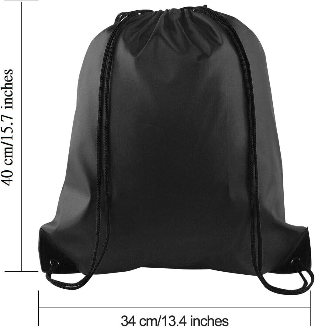 25Pcs Yellow Drawstring Bags - String Backpacks for Gym, Sport, Traveling