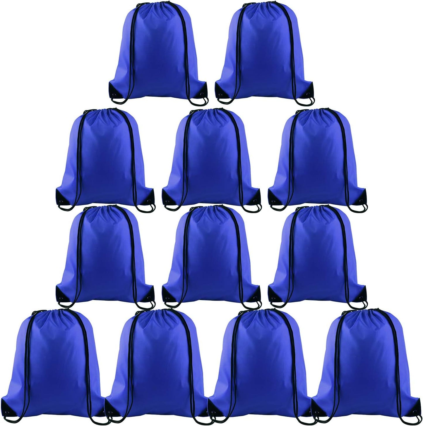 25Pcs Yellow Drawstring Bags - String Backpacks for Gym, Sport, Traveling