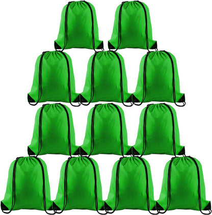 25Pcs Yellow Drawstring Bags - String Backpacks for Gym, Sport, Traveling