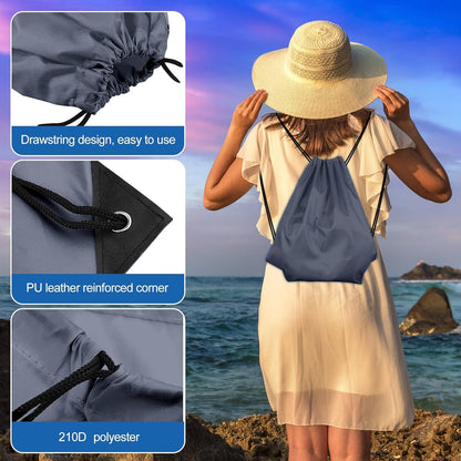 25Pcs Yellow Drawstring Bags - String Backpacks for Gym, Sport, Traveling