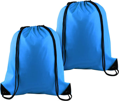 25Pcs Yellow Drawstring Bags - String Backpacks for Gym, Sport, Traveling