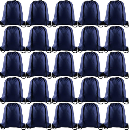 25Pcs Yellow Drawstring Bags - String Backpacks for Gym, Sport, Traveling