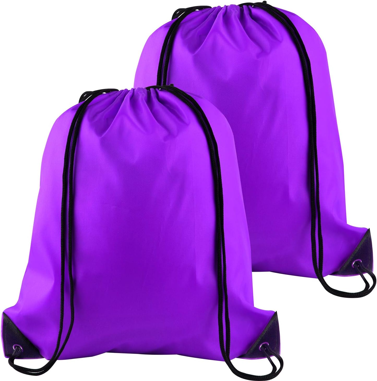25Pcs Yellow Drawstring Bags - String Backpacks for Gym, Sport, Traveling