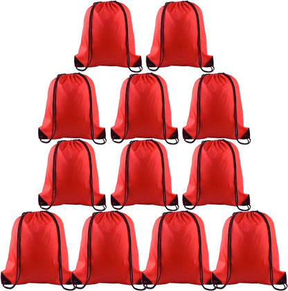25Pcs Yellow Drawstring Bags - String Backpacks for Gym, Sport, Traveling