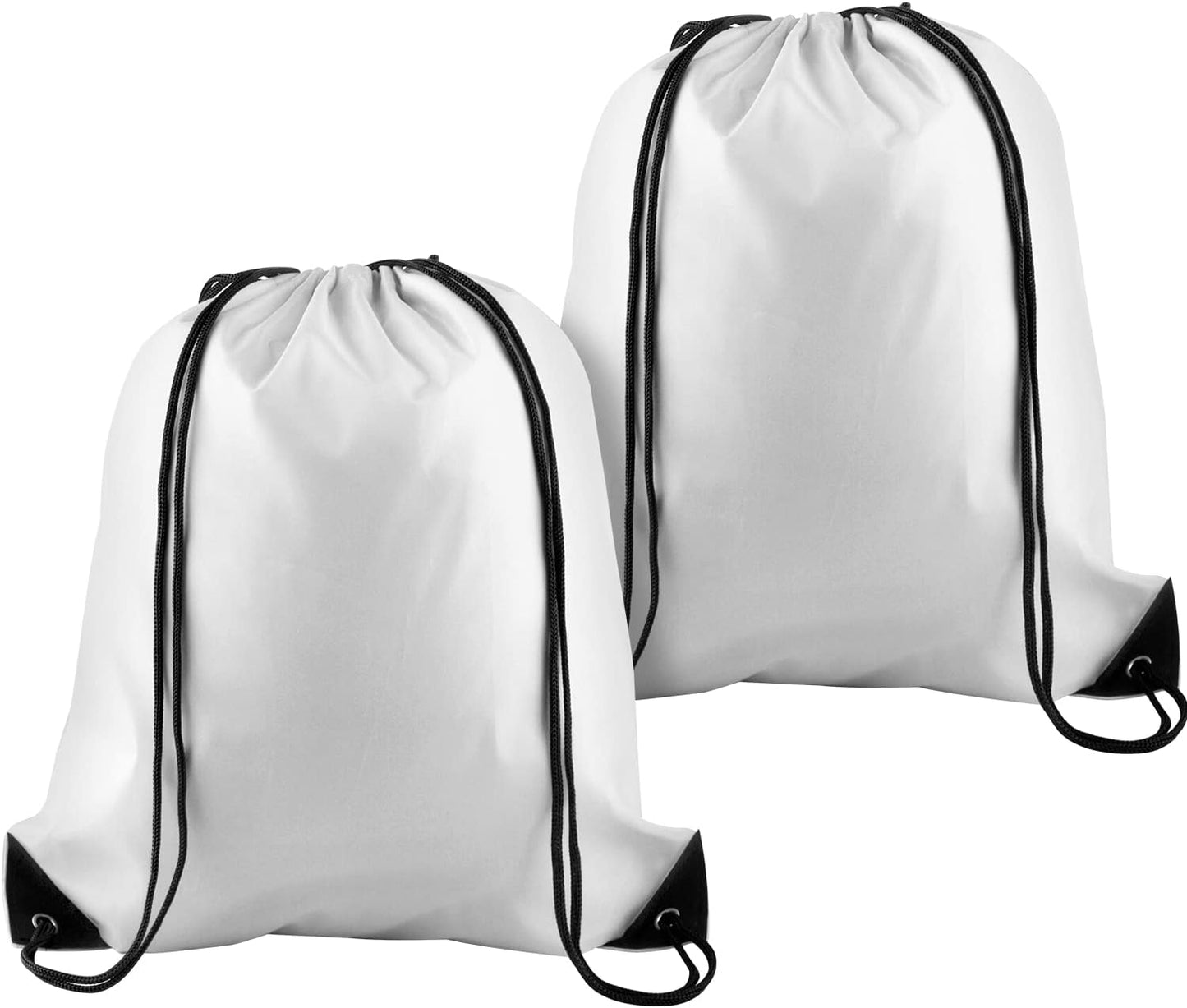 25Pcs Yellow Drawstring Bags - String Backpacks for Gym, Sport, Traveling